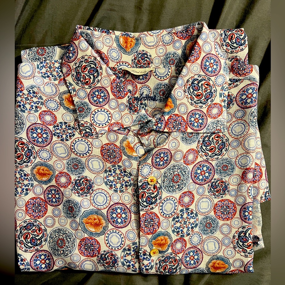 Stenstroms italian mens shirt- new w.o. tag